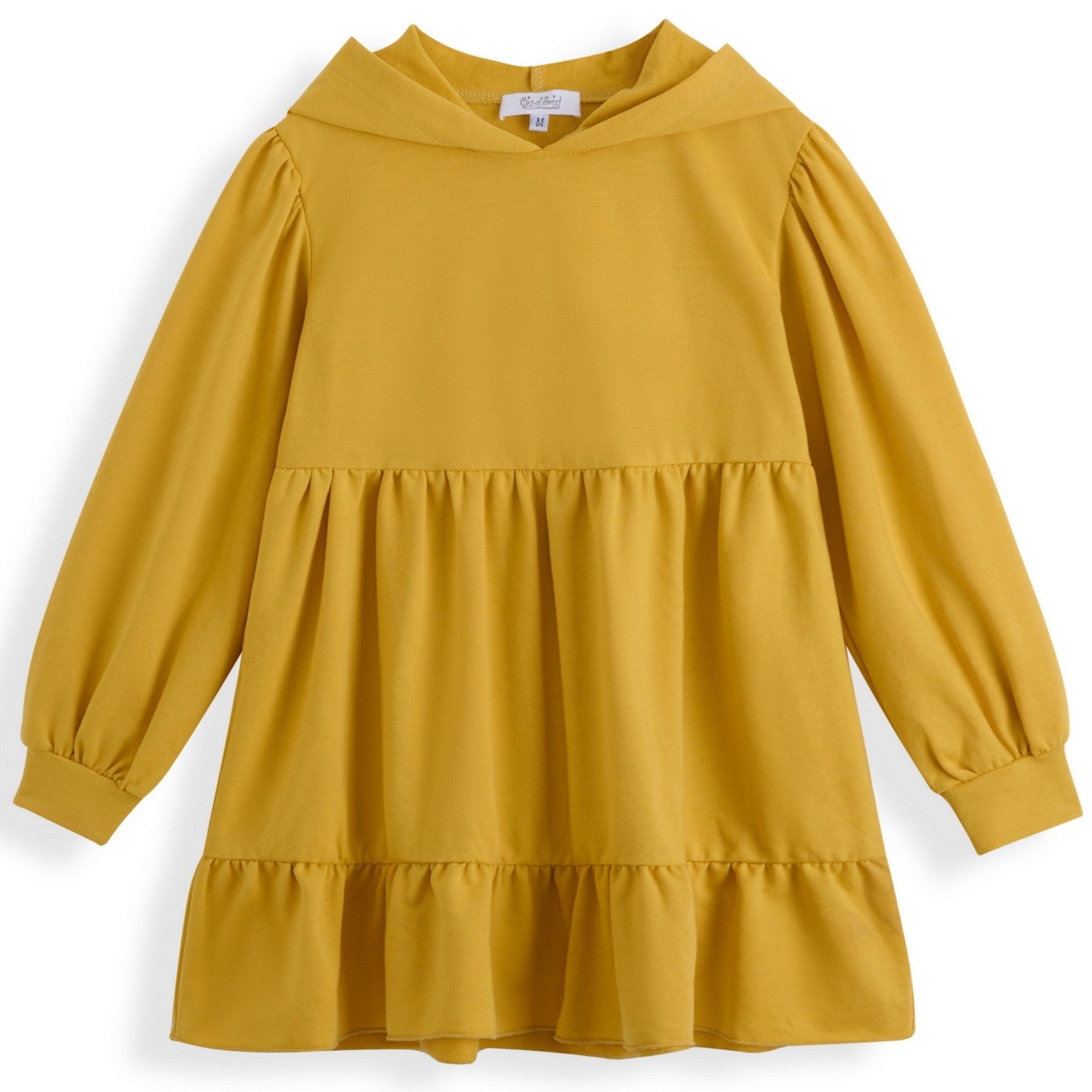 <img src="Yellow-Tiered-Hooded-Sweatshirt-Dress.jpg" alt="Yellow Tiered Hooded Sweatshirt Dress" loading="lazy">