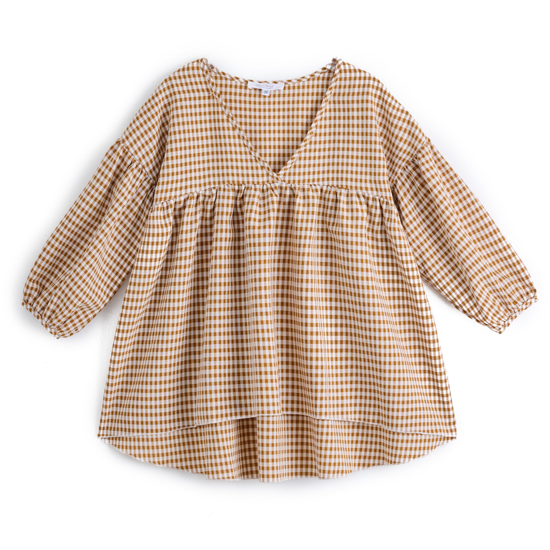 <img src="Yellow-White-Gingham-V-Neck-Tunic.jpg" alt="Yellow White Gingham V-Neck Tunic" loading="lazy">