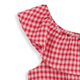 <img src="Red-White-Gingham-Ruffle-Yoke-Knot-Hem-Tank.jpg" alt="Red White Gingham Ruffle Yoke Knot Hem Tank" loading="lazy">