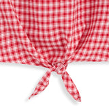 <img src="Red-White-Gingham-Ruffle-Yoke-Knot-Hem-Tank.jpg" alt="Red White Gingham Ruffle Yoke Knot Hem Tank" loading="lazy">