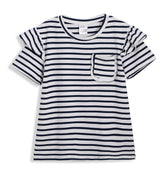 <img src="Black-White-Stripe-Pocket-Flutter-Sleeve-Top.jpg" alt="Black White Stripe Pocket Flutter-Sleeve Top" loading="lazy">