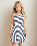 <img src="White-Navy-Stripe-Cut-Out-A-Line-Dress.jpg" alt="White Navy Stripe Cut-Out A-Line Dress" loading="lazy">