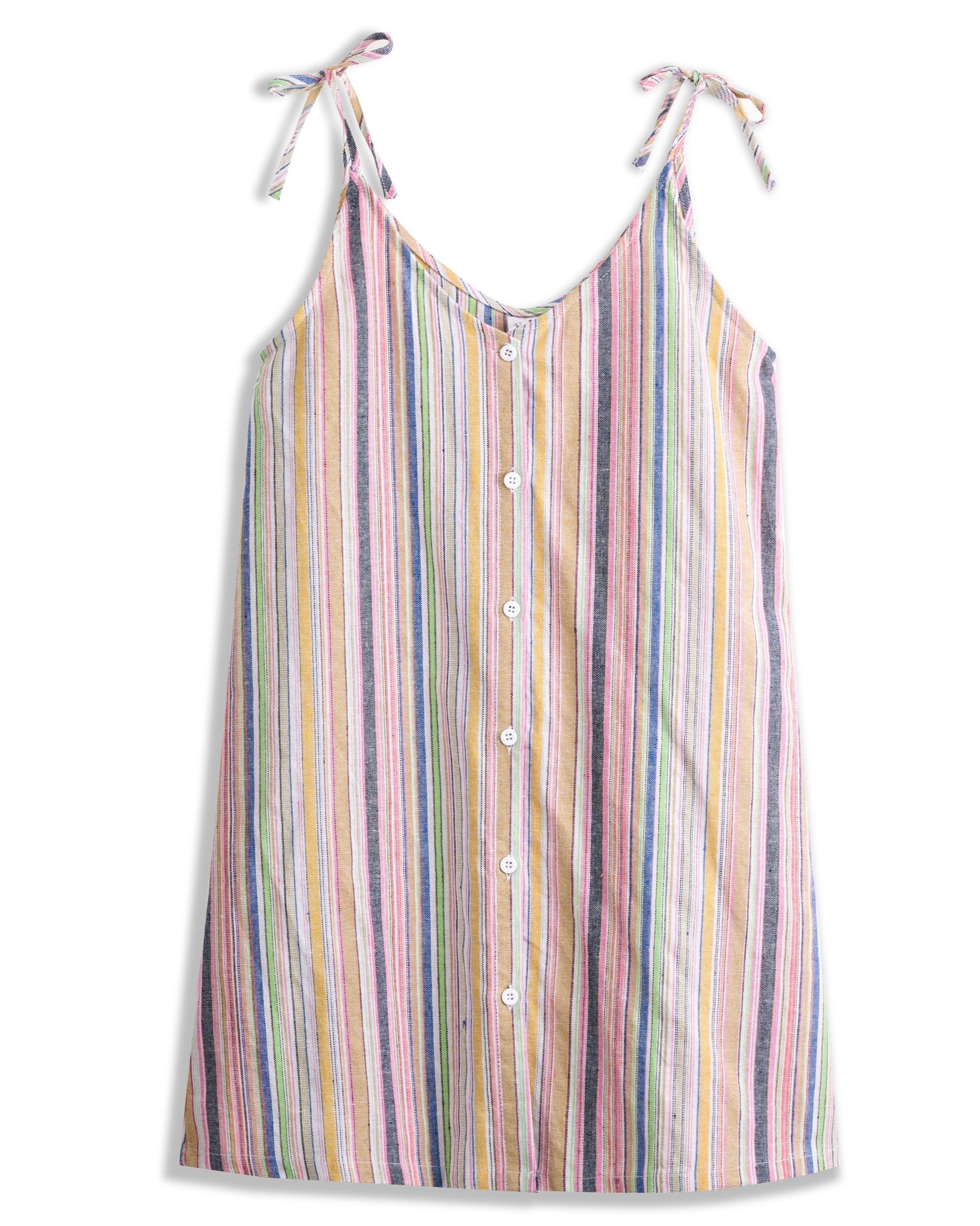 <img src="Pink-Blue-Stripe-Button-Accent-Shift-Dress.jpg" alt="Pink Blue Stripe Button Accent Shift Dress" loading="lazy">