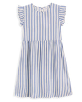 <img src="White-Blue-Stripe-Flutter-Sleeve-Dress.jpg" alt="White Blue Stripe Flutter Sleeve Dress" loading="lazy">