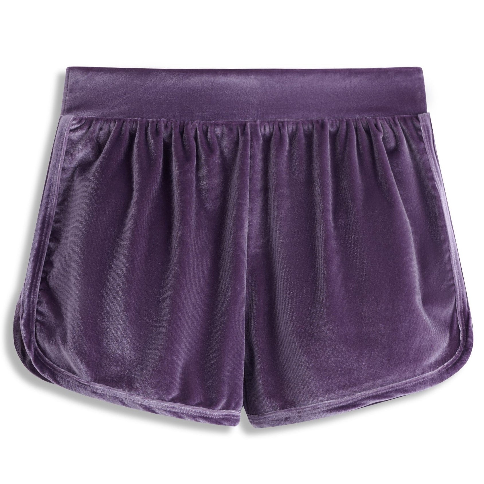 <img src="Purple-Velvet-Fishtail-Hem-Shorts.jpg" alt="Purple Velvet Fishtail-Hem Shorts" loading="lazy">