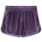 <img src="Purple-Velvet-Fishtail-Hem-Shorts.jpg" alt="Purple Velvet Fishtail-Hem Shorts" loading="lazy">