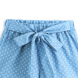 <img src="Light-Denim-White-Dot-Tie-Front-Shorts.jpg" alt="Light Denim White Dot Tie Front Shorts" loading="lazy">
