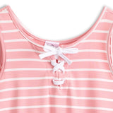 <img src="White-Pink-Stripe-Tie-Front-Sleeveless-Romper.jpg" alt="White Pink Stripe Tie-Front Sleeveless Romper" loading="lazy">