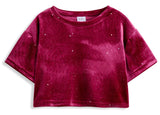 <img src="Fuchsia-Velvet-Crop-Top-Shorts.jpg" alt="Fuchsia Velvet Crop Top Shorts" loading="lazy">