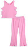 <img src="Pink-Cut-out-Tank-Split-Hem-Flare-Pants.jpg" alt="Pink Cut-out Tank Split Hem Flare Pants" loading="lazy">