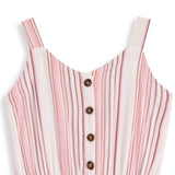 <img src="Pink-White-Stripe-Button-Front-Sleeveless-Jumpsuit.jpg" alt="Pink White Stripe Button Front Sleeveless Jumpsuit" loading="lazy">