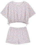 <img src="White-Floral-Side-Tie-Short-Sleeve-Top-Shorts.jpg" alt="White Floral Side Tie Short Sleeve Top Shorts" loading="lazy">