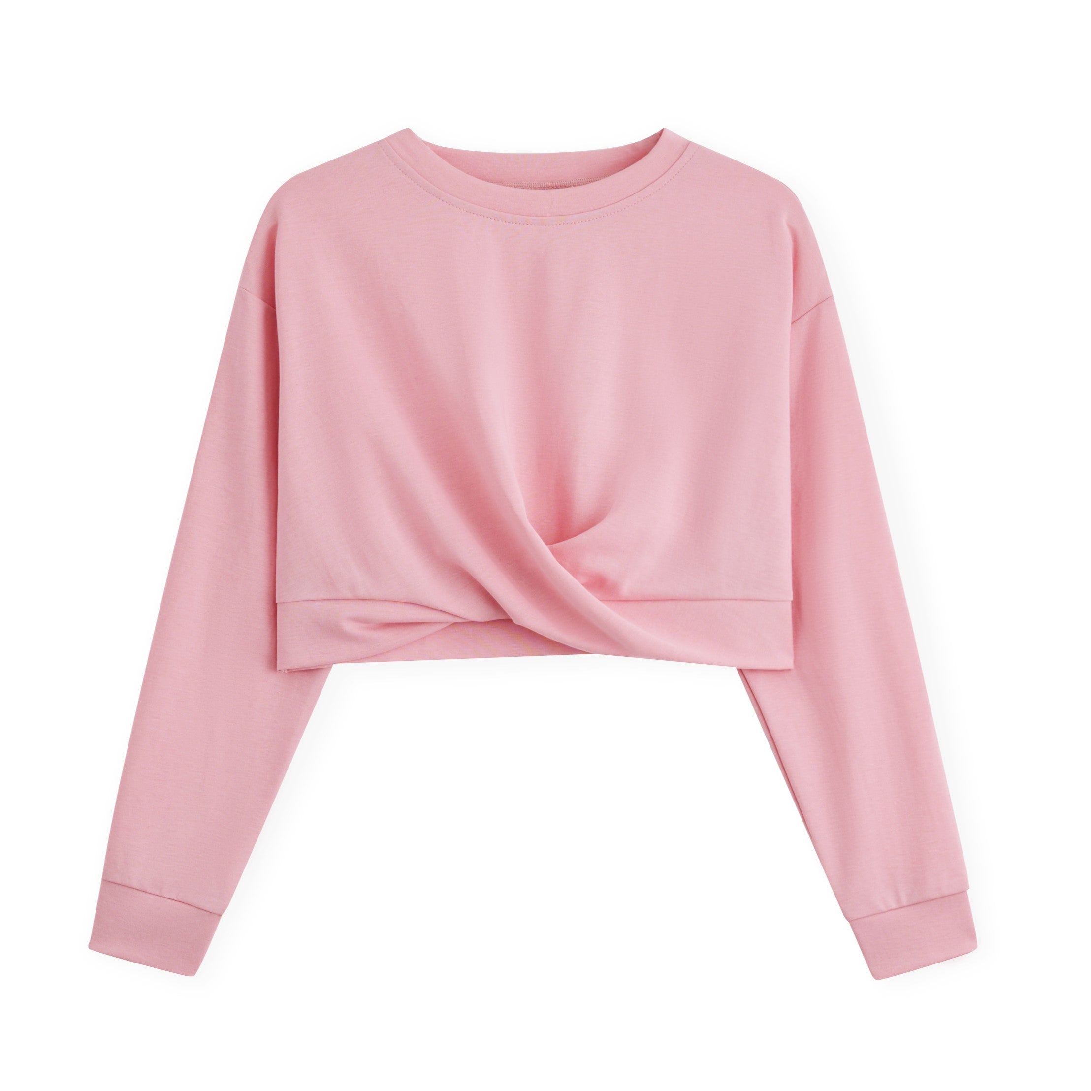 <img src="Pink-Long-Sleeve-Twist-Front-Top.jpg" alt="Pink Long-Sleeve Twist-Front Top" loading="lazy">