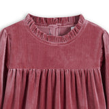 <img src="Pink-Ribbed-Velvet-Tiered-Long-Sleeve-Shift-Dress.jpg" alt="Pink Ribbed Velvet Tiered Long-Sleeve Shift Dress" loading="lazy">