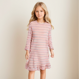 <img src="Pink-White-Stripe-Trumpet-Sleeve-Shift-Dress.jpg" alt="Pink White Stripe Trumpet Sleeve Shift Dress" loading="lazy">