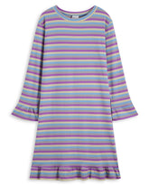 <img src="Purple-White-Stripe-Trumpet-Sleeve-Shift-Dress.jpg" alt="Purple White Stripe Trumpet Sleeve Shift Dress" loading="lazy">