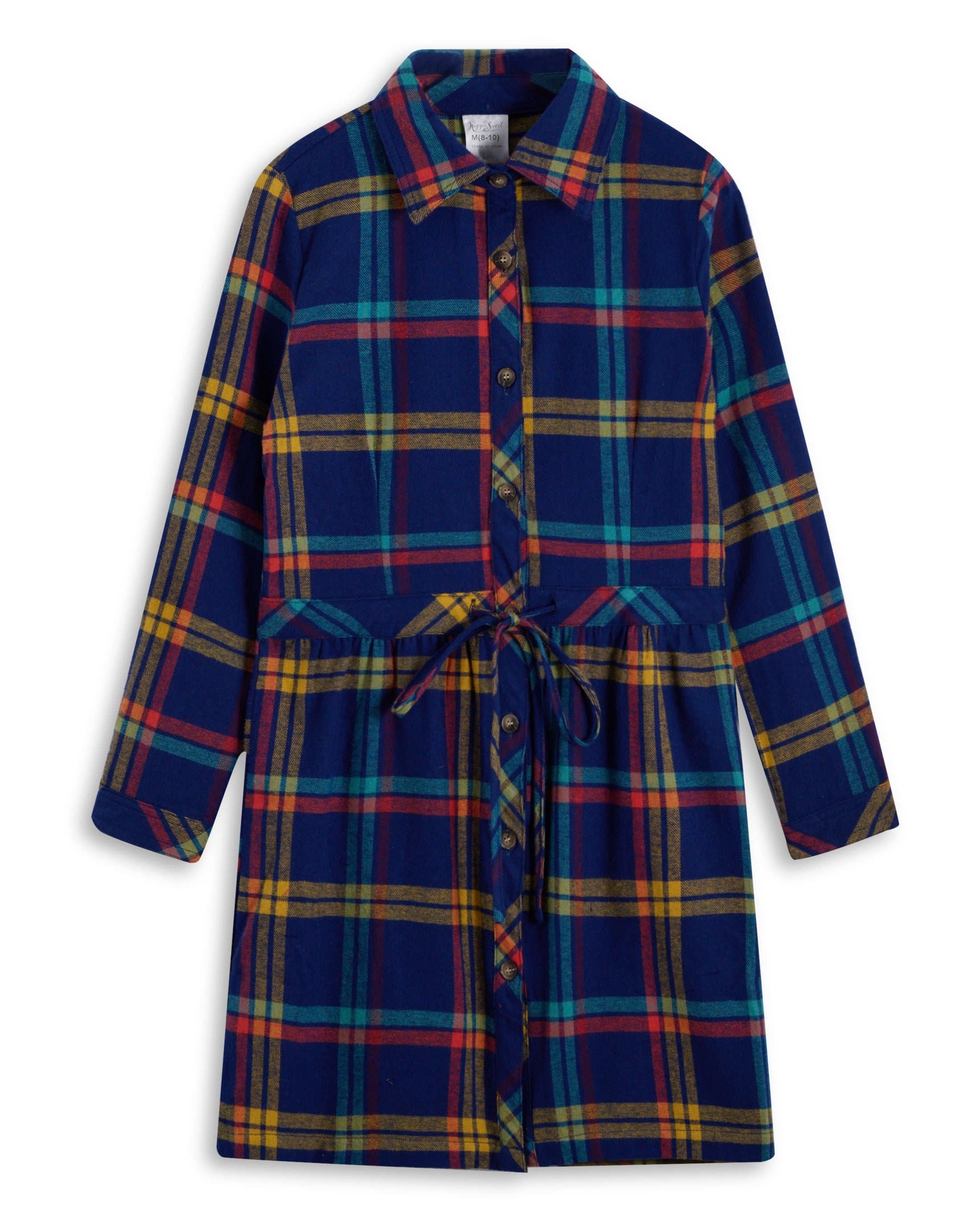 <img src="Navy-Yellow-Plaid-Tie-Waist-Shirt-Dress.jpg" alt="Navy Yellow Plaid Tie-Waist Shirt Dress" loading="lazy">