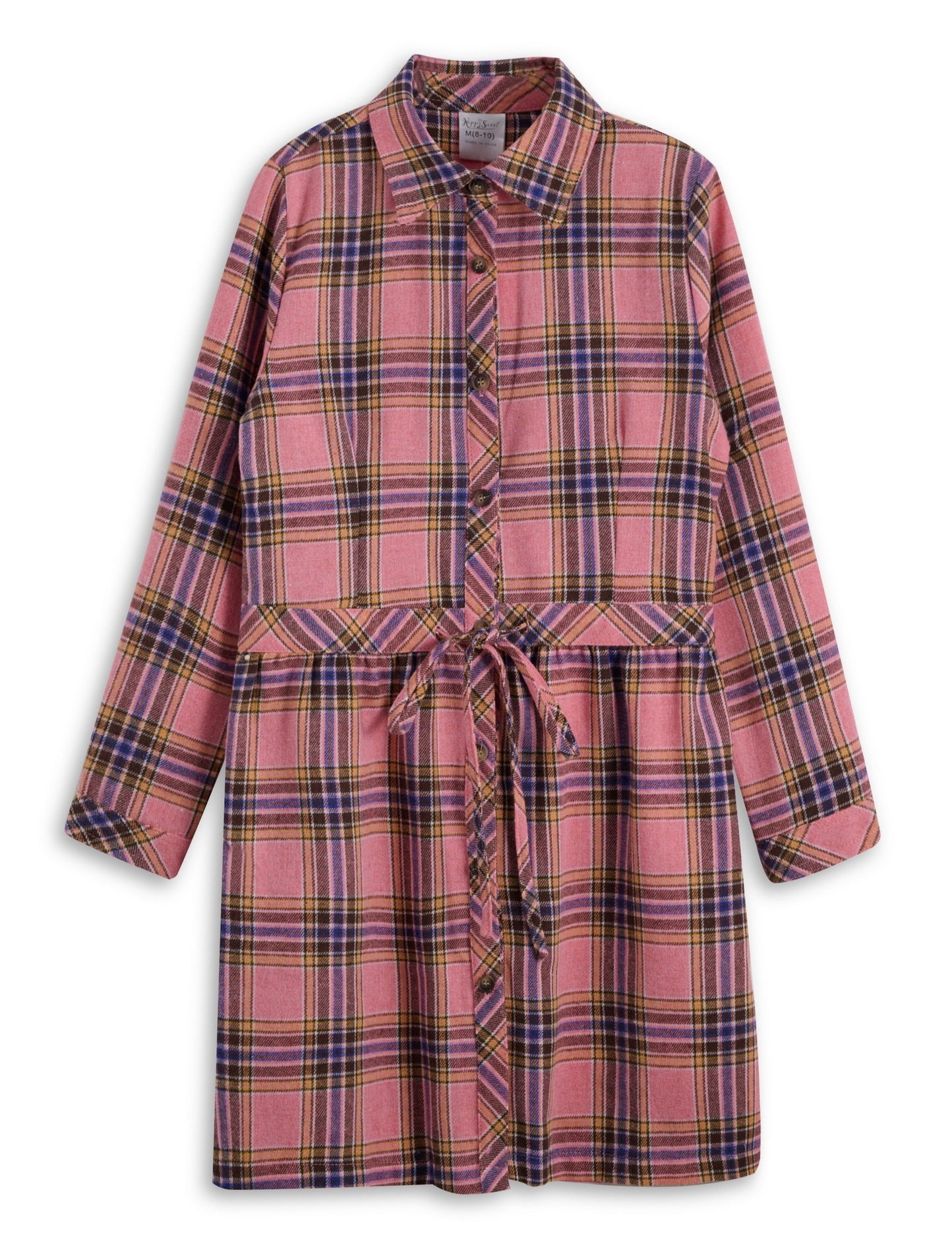 <img src="Pink-Blue-Plaid-Tie-Waist-Shirt-Dress.jpg" alt="Pink Blue Plaid Tie Waist Shirt Dress" loading="lazy">