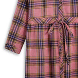 <img src="Pink-Blue-Plaid-Tie-Waist-Shirt-Dress.jpg" alt="Pink Blue Plaid Tie Waist Shirt Dress" loading="lazy">