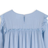 <img src="Blue-Tiered-Ruffle-Sleeve-Shift-Dress.jpg" alt="Blue Tiered Ruffle Sleeve Shift Dress" loading="lazy">