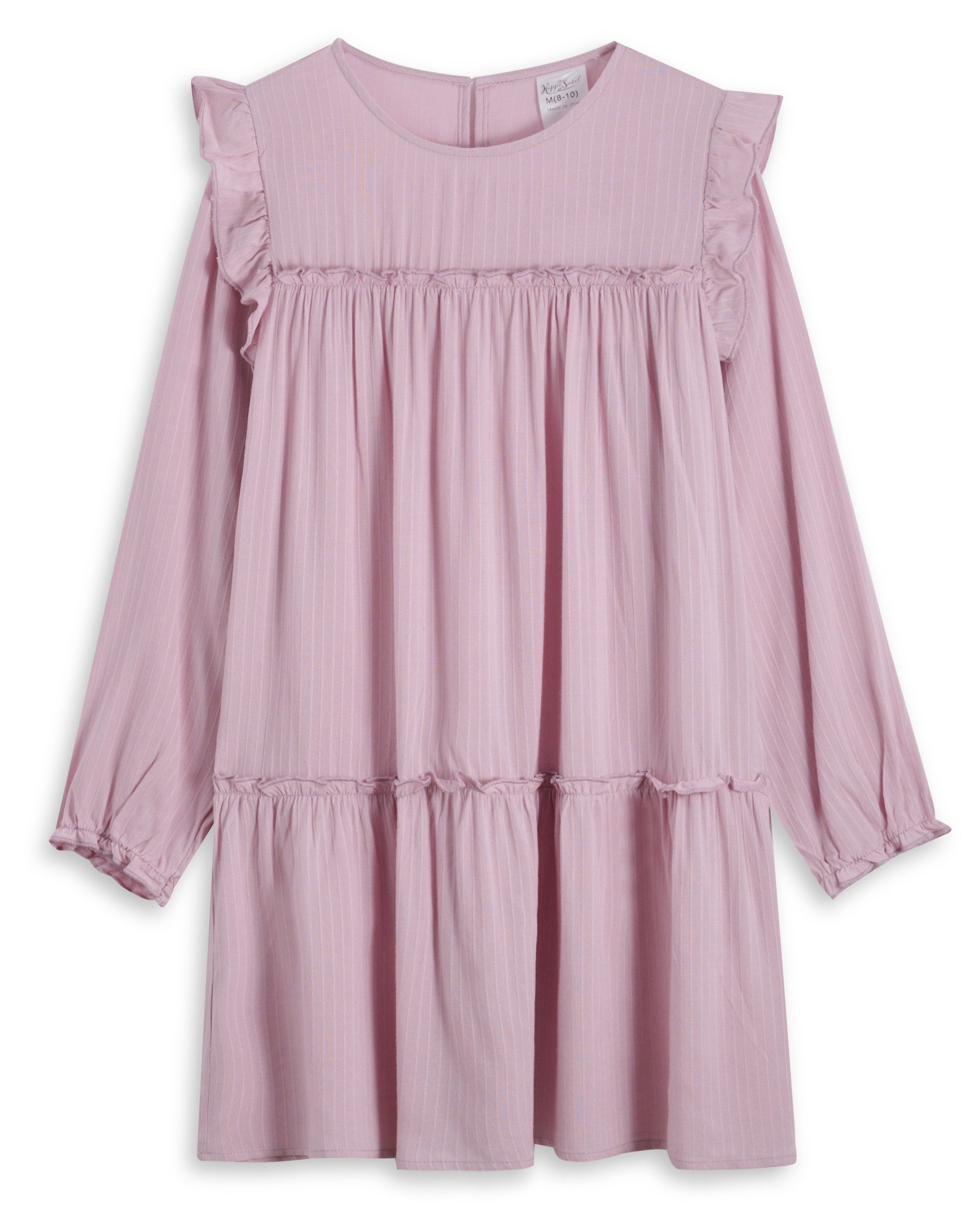 <img src="Pink-Tiered-Ruffle-Sleeve-Shift-Dress.jpg" alt="Pink Tiered Ruffle Sleeve Shift Dress" loading="lazy">