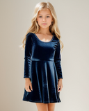 <img src="Blue-A-Line-Long-Sleeves-Velvet-Dress.jpg" alt="Blue A-Line Long Sleeves Velvet Dress" loading="lazy">