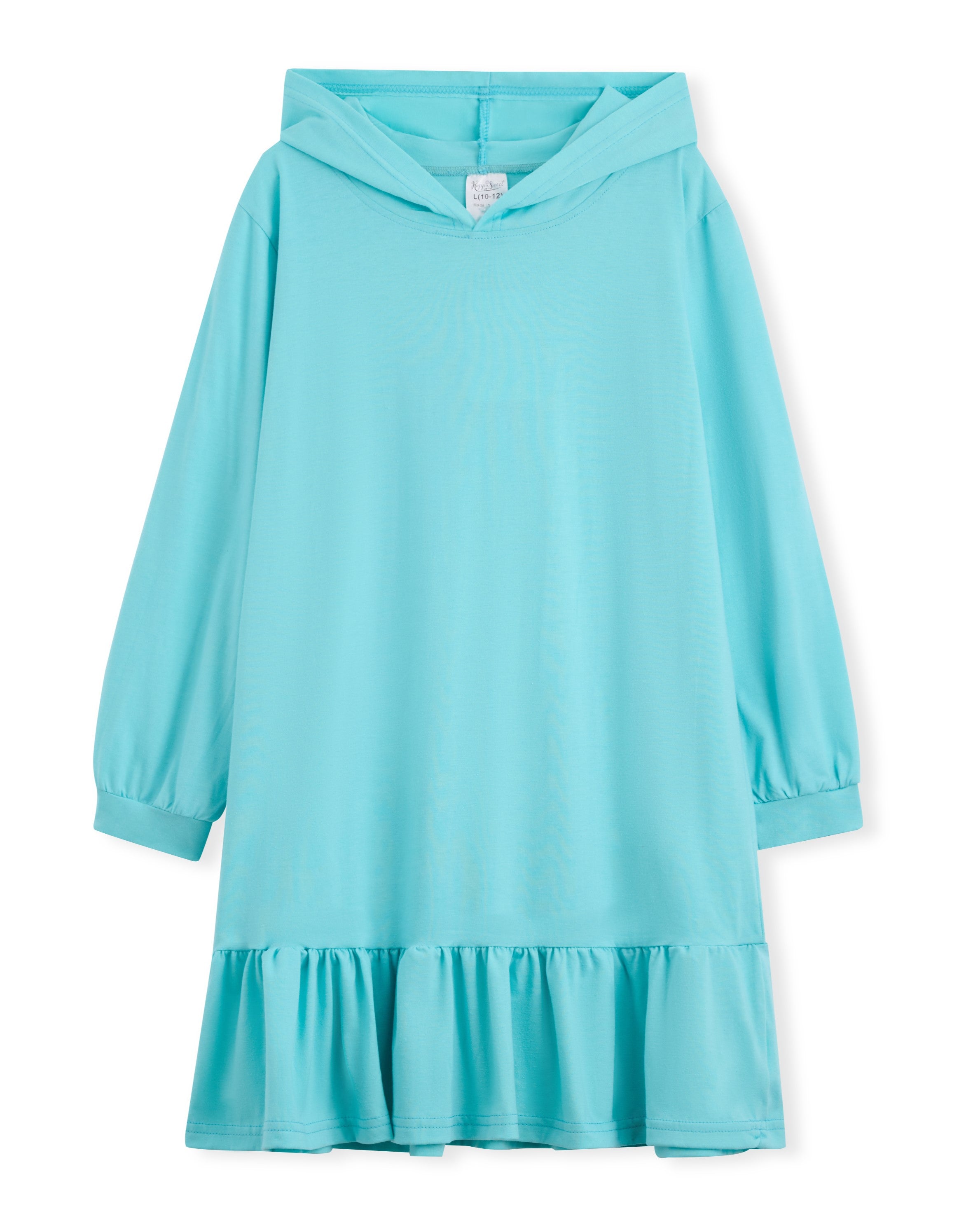 <img src="Aqua-Green-Sleeve-Ruffled-Hooded-Sweatshirt-Dress.jpg" alt="Aqua Green Sleeve Ruffled Hooded Sweatshirt Dress" loading="lazy">
