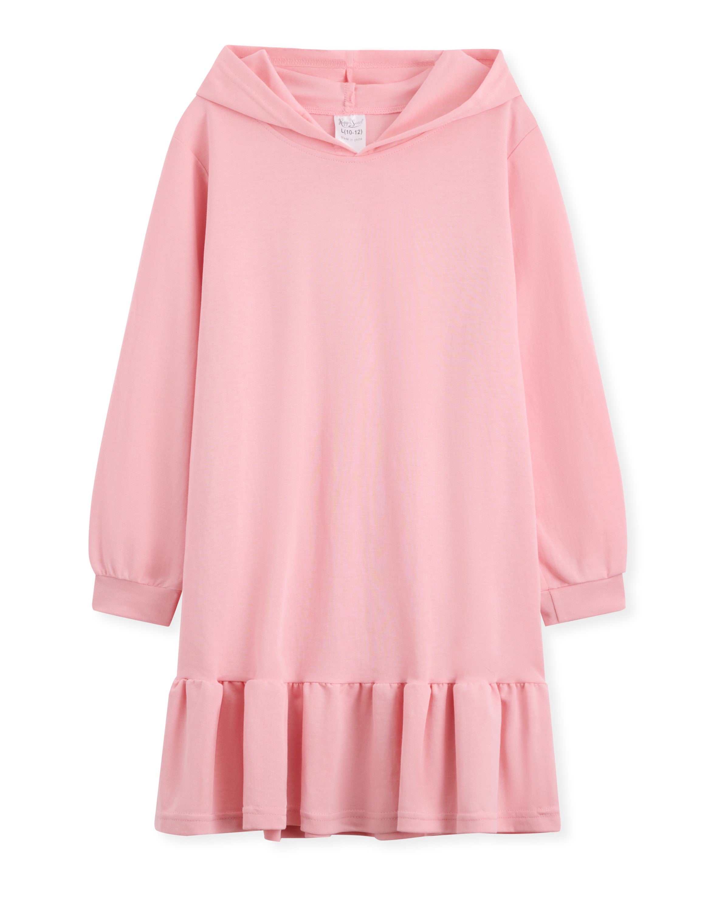 <img src="Pink-Sleeve-Ruffled-Hooded-Sweatshirt-Dress.jpg" alt="Pink Sleeve Ruffled Hooded Sweatshirt Dress" loading="lazy">