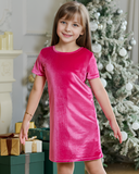 <img src="Hot-Pink-Velvet-Short-Sleeved-Shift-Dress.jpg" alt="Hot Pink Velvet Short Sleeved Shift Dress" loading="lazy">