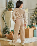<img src="Ivory-Glitter-Ribbed-Velvet-Long-Sleeves-Tie-Front-Jumpsuit.jpg" alt="Ivory Glitter Ribbed Velvet Long Sleeves Tie Front Jumpsuit" loading="lazy">