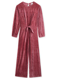 <img src="Pink-Glitter-Ribbed-Velvet-Long-Sleeves-Tie-Front-Jumpsuit.jpg" alt="Pink Glitter Ribbed Velvet Long Sleeves Tie Front Jumpsuit" loading="lazy">