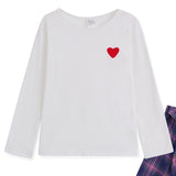<img src="White-Heart-Embroidery-Long-Sleeves-Top-Purple-Plaid-Handkerchief-Skirt.jpg" alt="White Heart Embroidery Long Sleeves Top Purple Plaid Handkerchief Skirt" loading="lazy">
