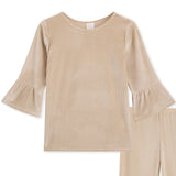 <img src="Ivory-Ribbed-Velvet-Trumpet-Sleeve-Top-Flare-Pants-Set.jpg" alt="Ivory Ribbed Velvet Trumpet Sleeve Top Flare Pants Set" loading="lazy">