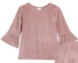 <img src="Pink-Ribbed-Velvet-Trumpet-Sleeve-Top-Flare-Pants-Set.jpg" alt="Pink Ribbed Velvet Trumpet Sleeve Top Flare Pants Set" loading="lazy">