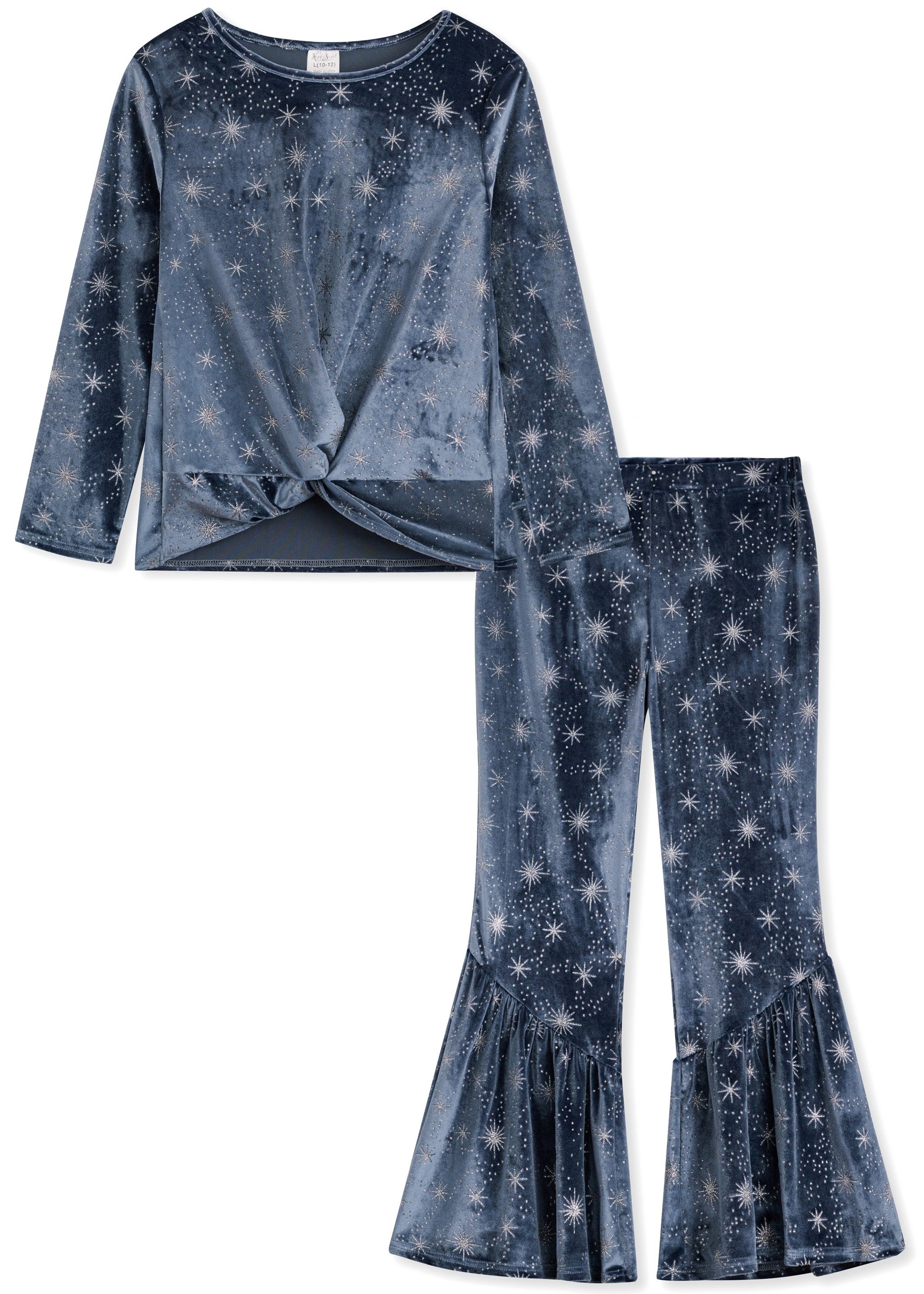 <img src="Blue-White-Snowflake-Velvet-Long-Sleeve-Top-Flare-Pants-Set.jpg" alt="Blue White Snowflake Velvet Long Sleeve Top Flare Pants Set" loading="lazy">